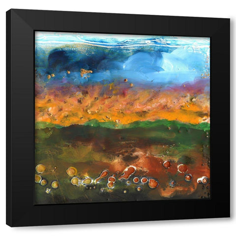 Fable I Black Modern Wood Framed Art Print with Double Matting by Longley, Alicia