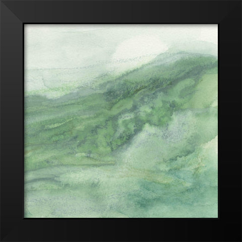 Mountain Passage II Black Modern Wood Framed Art Print by Chandler, Sharon