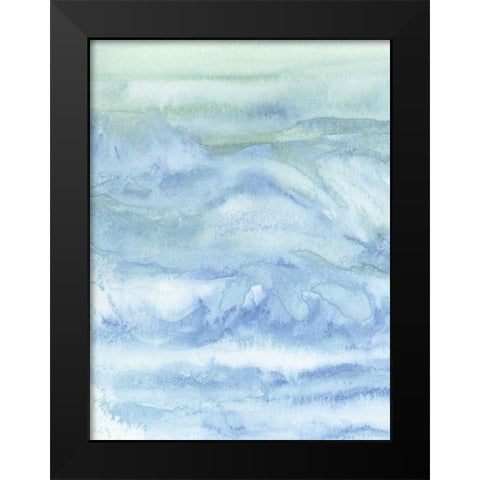 Tidal Waters I Black Modern Wood Framed Art Print by Chandler, Sharon