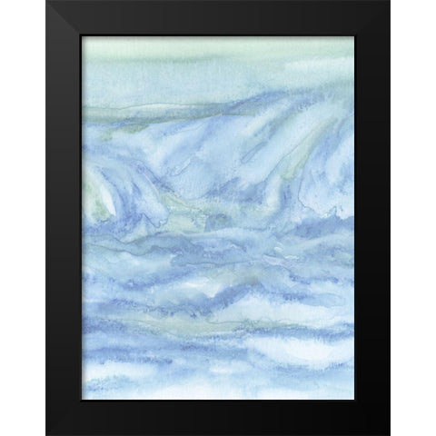 Tidal Waters II Black Modern Wood Framed Art Print by Chandler, Sharon