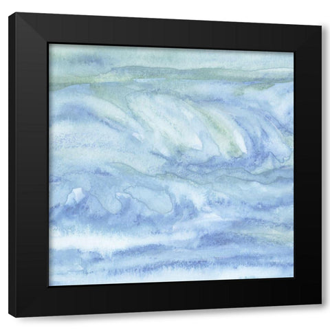 Tidal Waters IV Black Modern Wood Framed Art Print by Chandler, Sharon