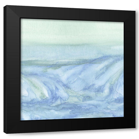 Tidal Waters V Black Modern Wood Framed Art Print with Double Matting by Chandler, Sharon