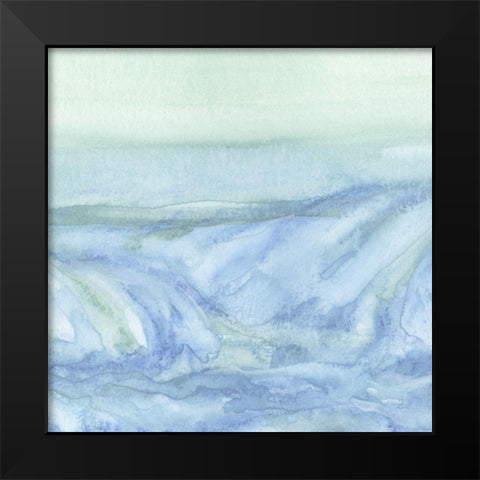 Tidal Waters V Black Modern Wood Framed Art Print by Chandler, Sharon