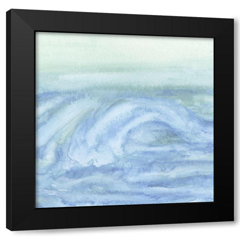 Tidal Waters VI Black Modern Wood Framed Art Print by Chandler, Sharon