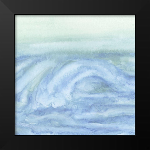 Tidal Waters VI Black Modern Wood Framed Art Print by Chandler, Sharon