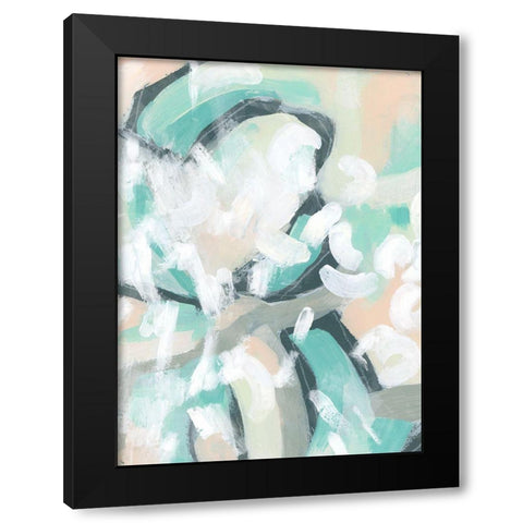 Pastel Break II Black Modern Wood Framed Art Print by Vess, June Erica