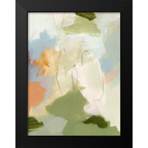 Verdure I Black Modern Wood Framed Art Print by Barnes, Victoria