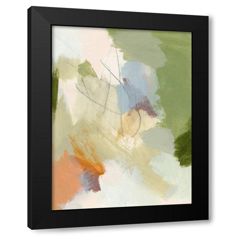 Verdure II Black Modern Wood Framed Art Print by Barnes, Victoria