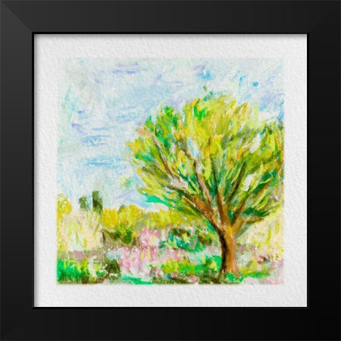 Summer Field IV Black Modern Wood Framed Art Print by Wang, Melissa