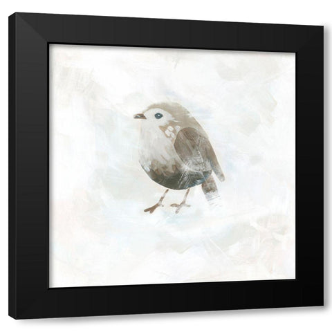 Feathered Fresco IV Black Modern Wood Framed Art Print with Double Matting by Vess, June Erica