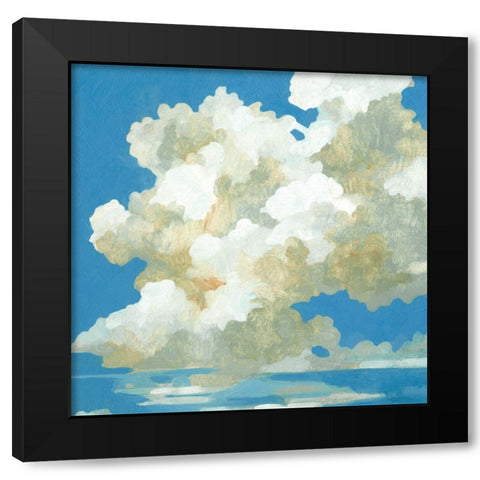 Cumulus Drift I Black Modern Wood Framed Art Print by Caroline, Emma