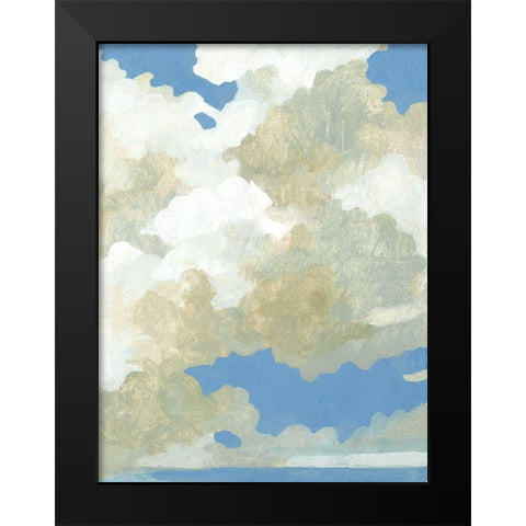 Cumulus Drift III Black Modern Wood Framed Art Print by Caroline, Emma