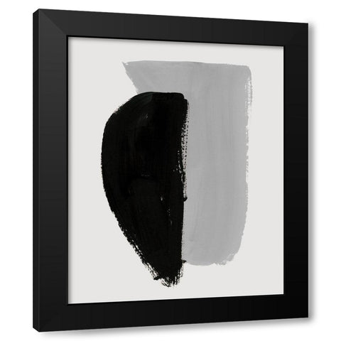 Abrazo I Black Modern Wood Framed Art Print by Barnes, Victoria