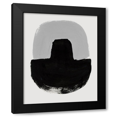 Abrazo VI Black Modern Wood Framed Art Print by Barnes, Victoria