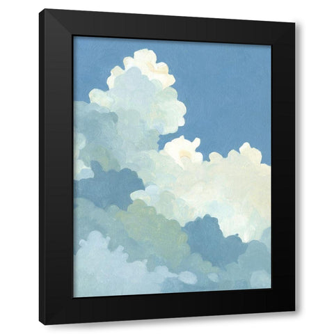 Cumulus Stacks I Black Modern Wood Framed Art Print by Caroline, Emma