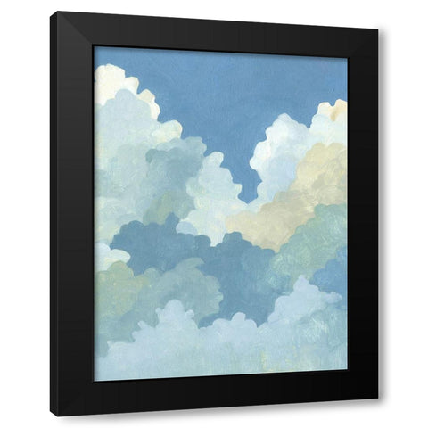 Cumulus Stacks II Black Modern Wood Framed Art Print by Caroline, Emma