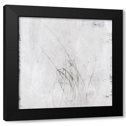 Subtle Scratches I Black Modern Wood Framed Art Print with Double Matting by Barnes, Victoria