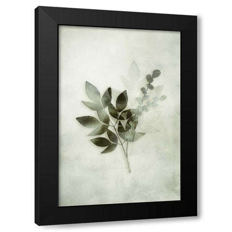 Tropical Night in Green I Black Modern Wood Framed Art Print with Double Matting by Haase, Andrea