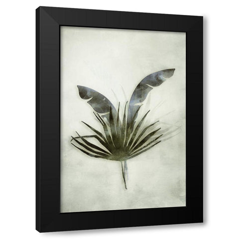 Tropical Night in Green II Black Modern Wood Framed Art Print with Double Matting by Haase, Andrea