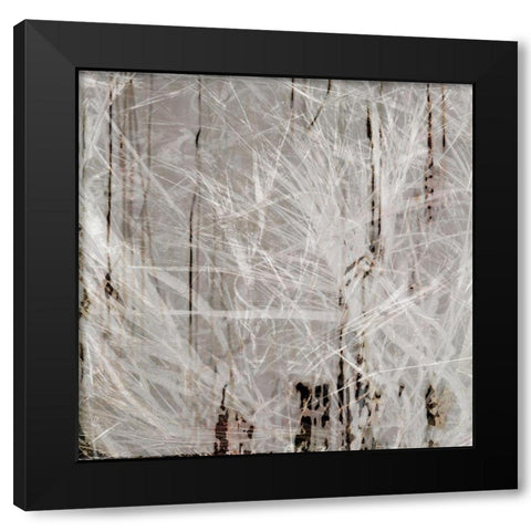 Neutral Drift I Black Modern Wood Framed Art Print by Aryai, Sia