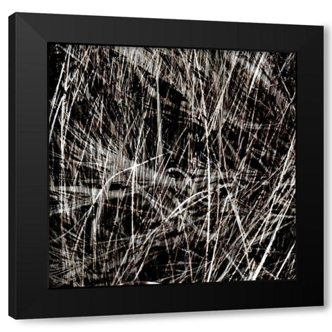 Neutral Drift III Black Modern Wood Framed Art Print by Aryai, Sia