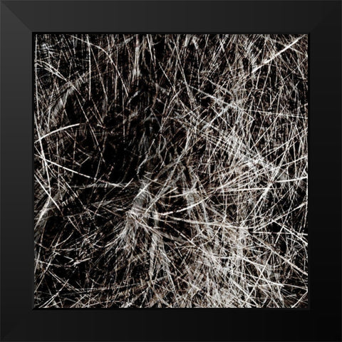 Neutral Drift IV Black Modern Wood Framed Art Print by Aryai, Sia