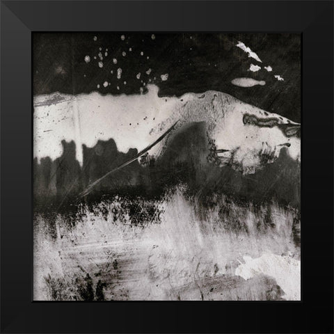 Neutral Amaze II Black Modern Wood Framed Art Print by Aryai, Sia