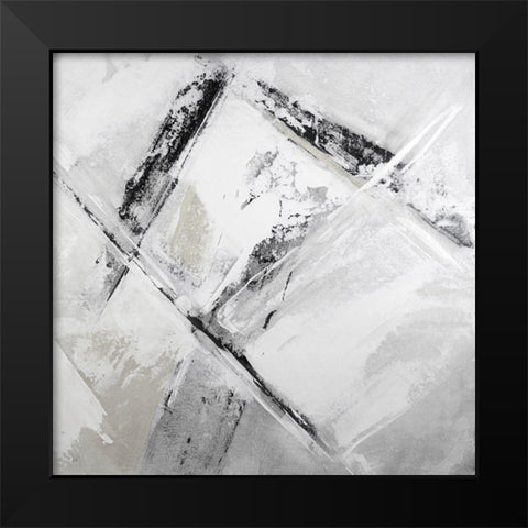 Neutral Amaze V Black Modern Wood Framed Art Print by Aryai, Sia