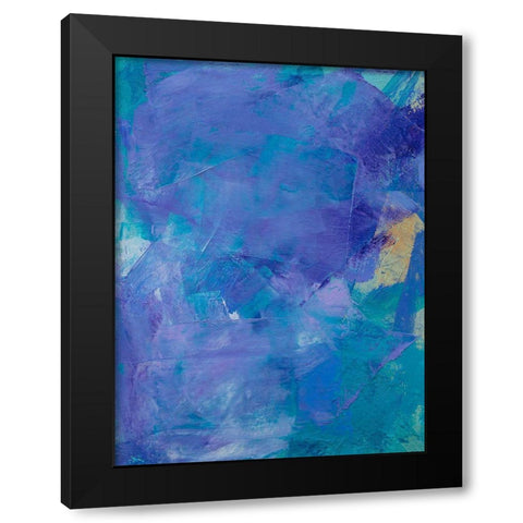 Lavender Peri I Black Modern Wood Framed Art Print by Guererra, Teodora