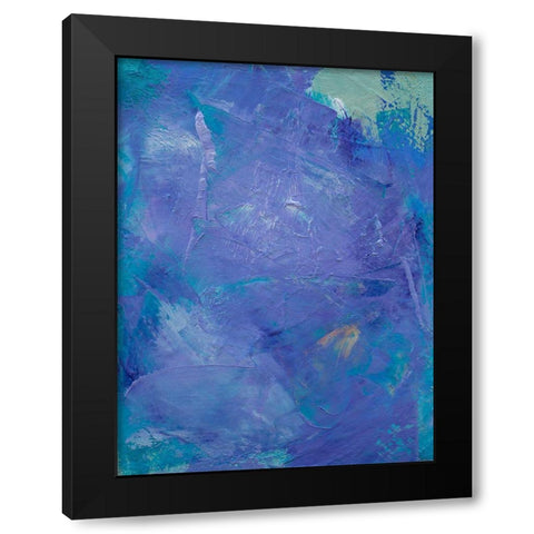 Lavender Peri III Black Modern Wood Framed Art Print by Guererra, Teodora