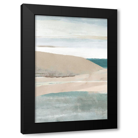 Allonby I Black Modern Wood Framed Art Print by Kouta, Flora