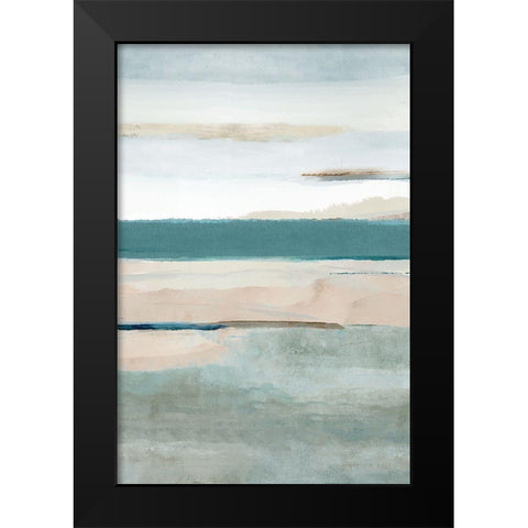 Allonby II Black Modern Wood Framed Art Print by Kouta, Flora