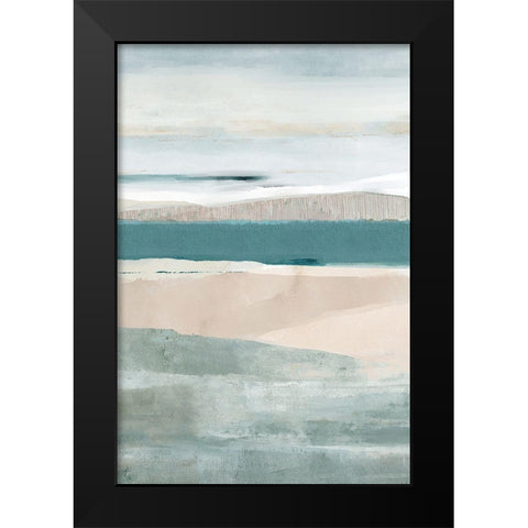 Allonby III Black Modern Wood Framed Art Print by Kouta, Flora