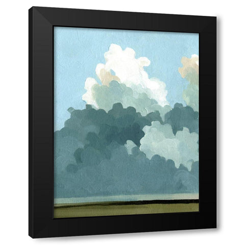 Cumulus Terrain I Black Modern Wood Framed Art Print by Caroline, Emma