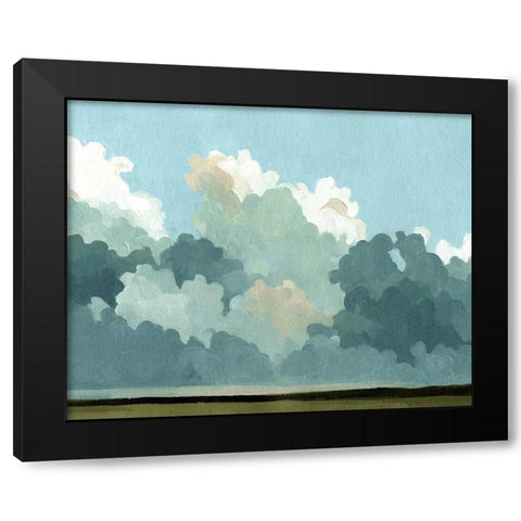 Cumulus Terrain III Black Modern Wood Framed Art Print by Caroline, Emma