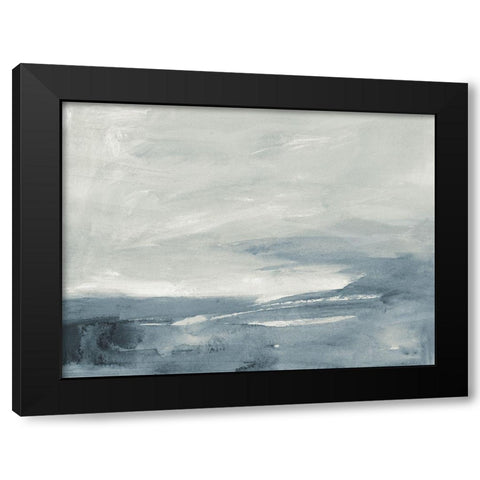 Seaboard Haze I Black Modern Wood Framed Art Print by Barnes, Victoria