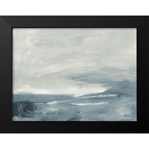 Seaboard Haze I Black Modern Wood Framed Art Print by Barnes, Victoria