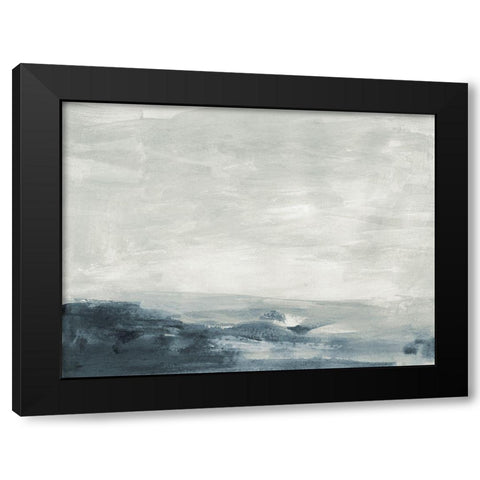 Seaboard Haze II Black Modern Wood Framed Art Print with Double Matting by Barnes, Victoria