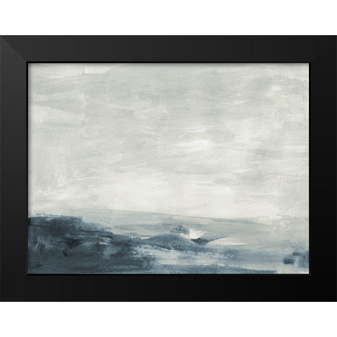 Seaboard Haze II Black Modern Wood Framed Art Print by Barnes, Victoria