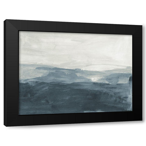 Seaboard Haze III Black Modern Wood Framed Art Print with Double Matting by Barnes, Victoria