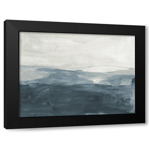 Seaboard Haze III Black Modern Wood Framed Art Print by Barnes, Victoria