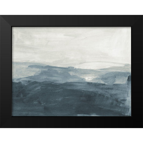 Seaboard Haze III Black Modern Wood Framed Art Print by Barnes, Victoria