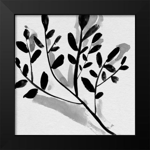 Sprouting IV Black Modern Wood Framed Art Print by Wang, Melissa
