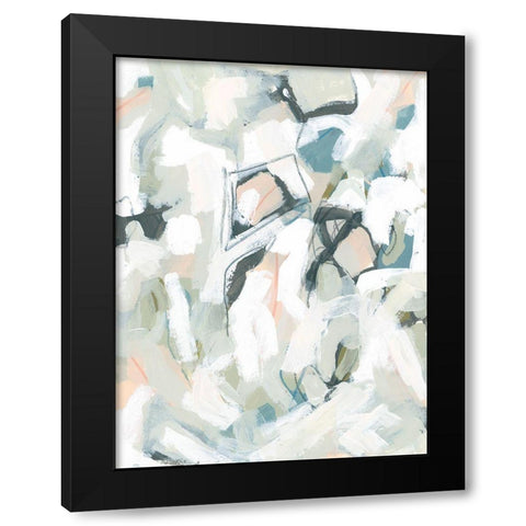 Pastel Equation I Black Modern Wood Framed Art Print with Double Matting by Vess, June Erica