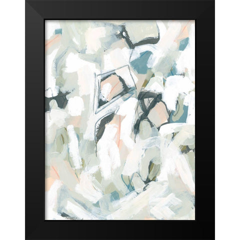 Pastel Equation I Black Modern Wood Framed Art Print by Vess, June Erica