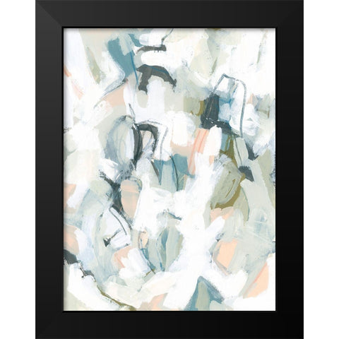 Pastel Equation II Black Modern Wood Framed Art Print by Vess, June Erica