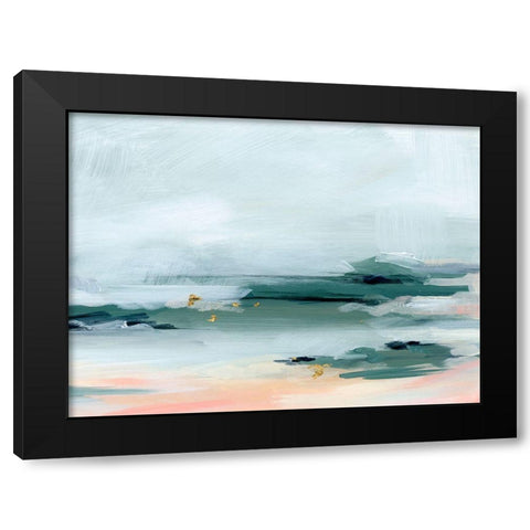 Fractured Coastline I Black Modern Wood Framed Art Print with Double Matting by Parker, Jennifer Paxton