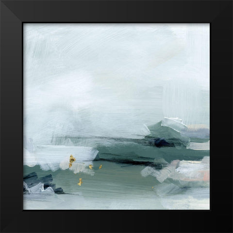 Abstracted Sea Foam III Black Modern Wood Framed Art Print by Parker, Jennifer Paxton