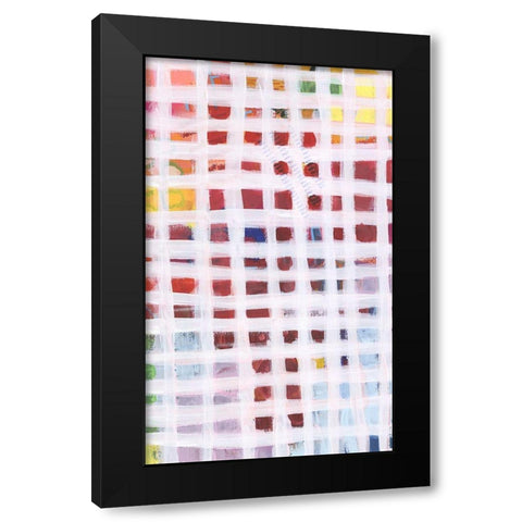 Color Peek II Black Modern Wood Framed Art Print by Moore, Regina