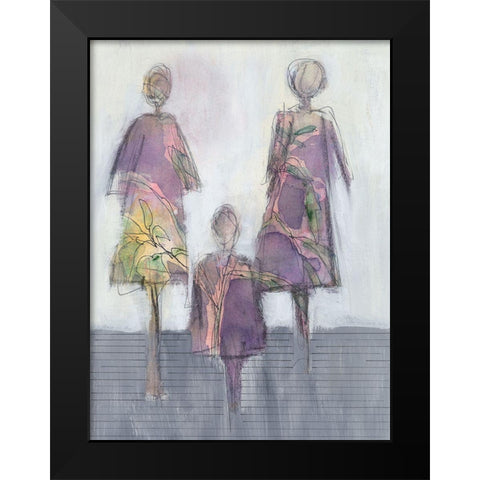 Oblivious II Black Modern Wood Framed Art Print by Moore, Regina